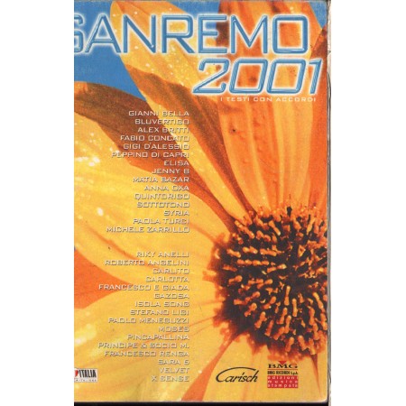 Sanremo 2001 Cantaintasca Libro - Spartito Nuovo