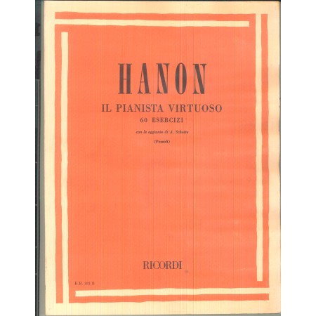 Hanon Il Pianista Virtuoso Libro Spartito Ricordi