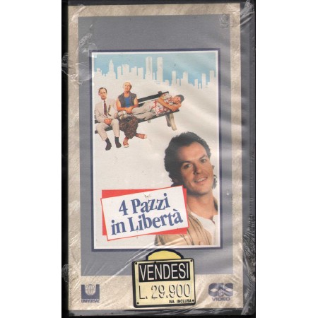 4 Pazzi In Liberta' VHS Howard Zieff Univideo - UVS70168 Sigillato