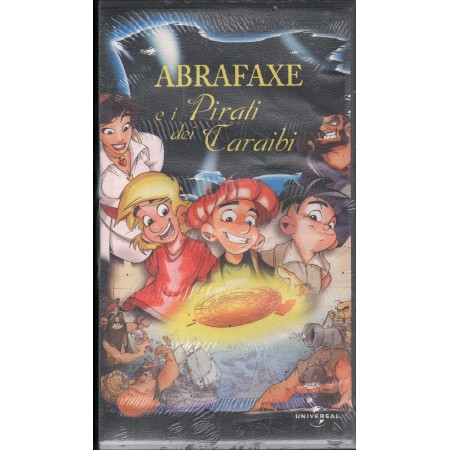 Gli Abrafaxe E I Pirati Dei Caraibi VHS Gerhard Hahn Univideo - 5050582194050 Sigillato