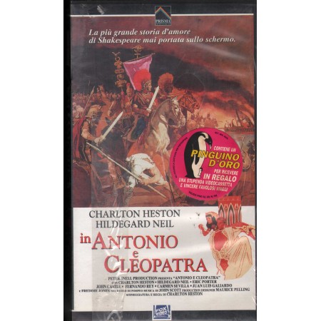 Antonio E Cleopatra VHS Charlton Heston Univideo - 982115 Sigillato