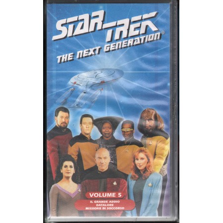 Star Trek: The Next Generation Vol. 5 VHS Univideo - PVS70665 Sigillato