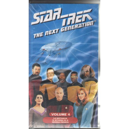 Star Trek: The Next Generation Vol. 4 VHS Univideo - PVS70664 Sigillato