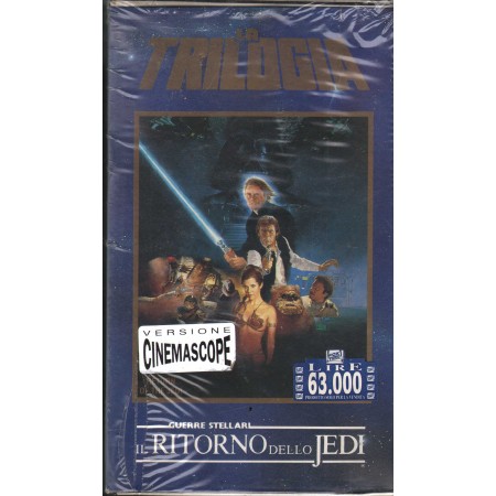 La Trilogia Guerre Stellari Cofanetto VHS George Lucas Univideo - 147815 Sigillato