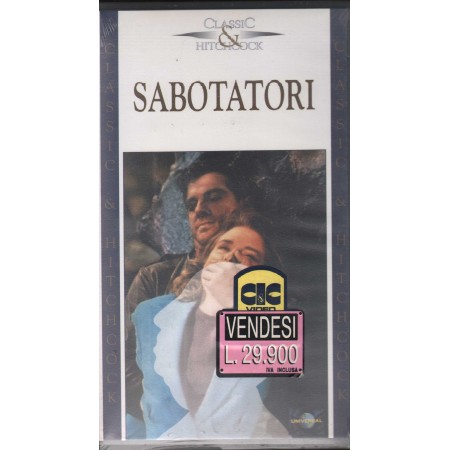 Sabotatori VHS Alfred Hitchcock Univideo - UVS70262 Sigillato