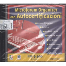 Microforum Organizer Con Autocertificazioni CD ROM Microforum Sigillato Microforum Organizer Con Autocertificazioni CD ROM Microforum Sigillato