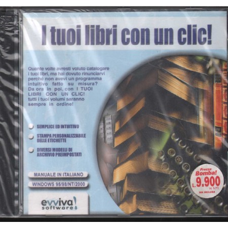 I Tuoi Libri Con Un Clic CD ROM Evviva Software - CD6007 Sigillato