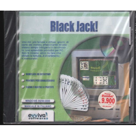 Black Jack CD ROM Evviva Software - CD6034 Sigillato