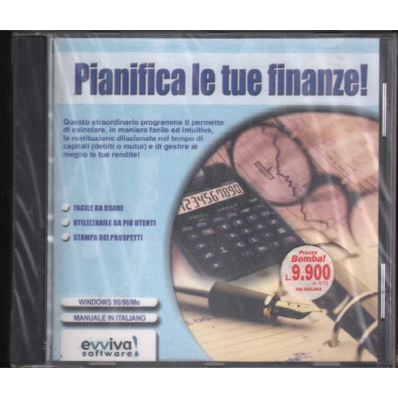 Pianifica Le Tue Finanze CD ROM Evviva Software - CD6059 Sigillato