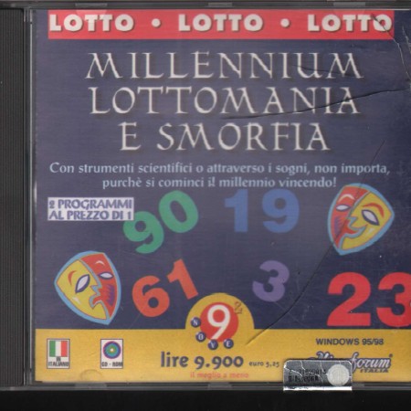 Millenium, Lottomania E Smorfia CD ROM Microforum - 8021639001369 Nuovo