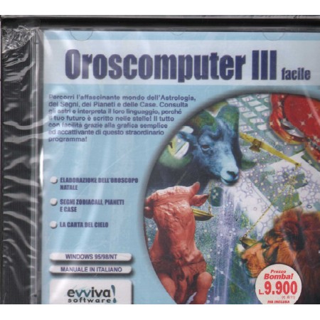 Oroscomputer III Facile CD ROM Evviva Software - CD6080 Sigillato