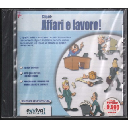 Clip: Affari E Lavoro CD ROM Evviva Software - CD6068 Sigillato