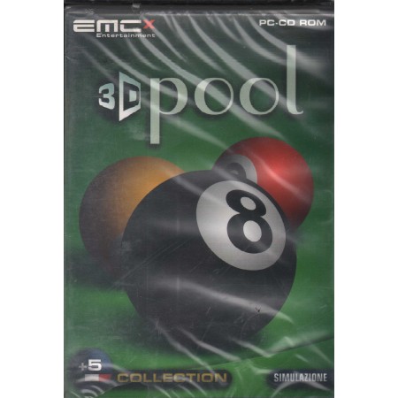 3D Pool Pc Dvd Rom EMCx Entertainment Sigillato