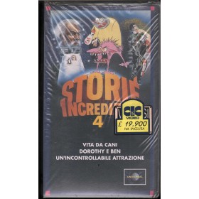 Storie Incredibile 4 VHS Robbins, Carter, Bird Univideo - UVS70280 Sigillato Storie Incredibile 4 VHS Robbins, Carter, Bird Univideo - UVS70280 Sigillato