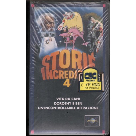 Storie Incredibile 4 VHS Robbins, Carter, Bird Univideo - UVS70280 Sigillato