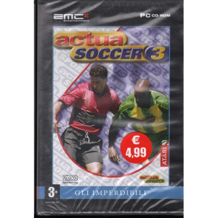 Actua Soccer 3 CD ROM Atari - EXAG095 Sigillato