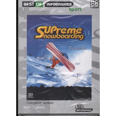 Supreme Sowboarding CD ROM Infogrames - 3546430013229 Sigillato