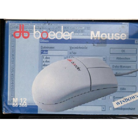 Boeder M-12 66366 Serial Mouse Nuovo