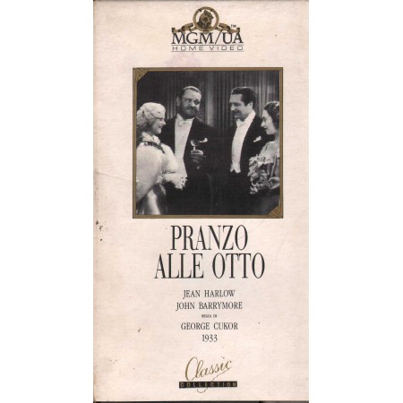 Pranzo Alle Otto VHS George Cukor Univideo - VMB1934 Sigillato