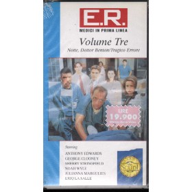 E.R. Medici In Prima Linea Vol. 3 VHS Mimi Leder Univideo - PIV14294 Sigillato E.R. Medici In Prima Linea Vol. 3 VHS Mimi Leder Univideo - PIV14294 Sigillato