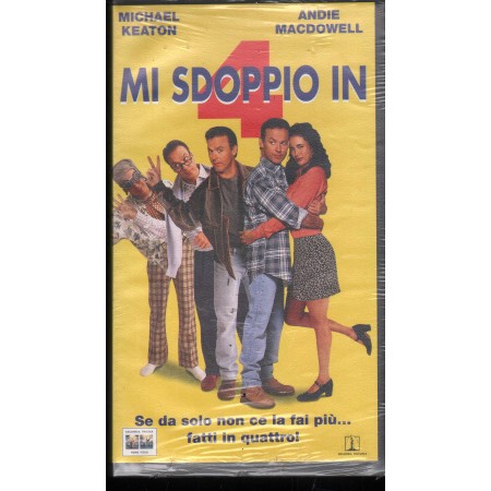 Mi Sdoppio In 4 VHS Harold Ramis Univideo - CC71592 Sigillato