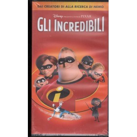Gli Incredibili VHS Brad Bird Univideo - VS5348 Sigillato Gli Incredibili VHS Brad Bird Univideo - VS5348 Sigillato