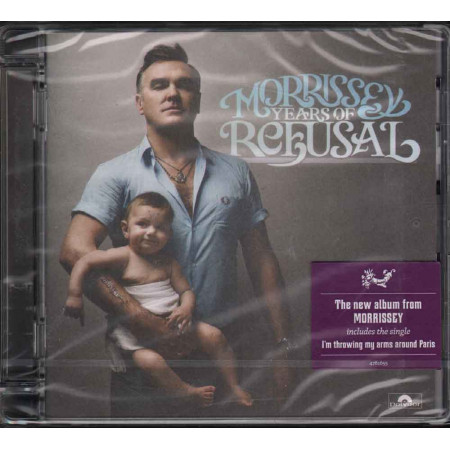 Morrissey CD Years Of Refusal Nuovo Sigillato 0028947816553