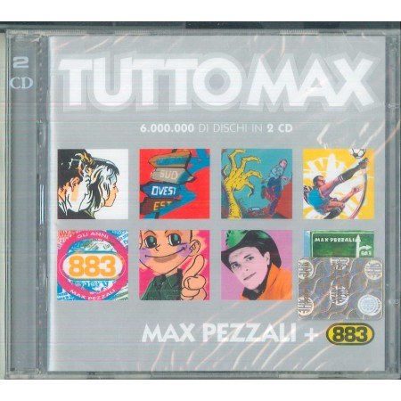 Max Pezzali + 883 CD Tutto Max Atlantic 5050467899124 Sigillato