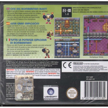 Bomberman Videogioco Nintendo Ds Nds Sigillato