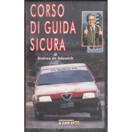 Corso Di Guida Sicura VHS Andrea De Adamich Univideo - MVGEC04220 Sigillato