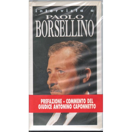 Intervista A Paolo Borsellino VHS Antonino Caponetto Univideo - AFV43015 Sigillato