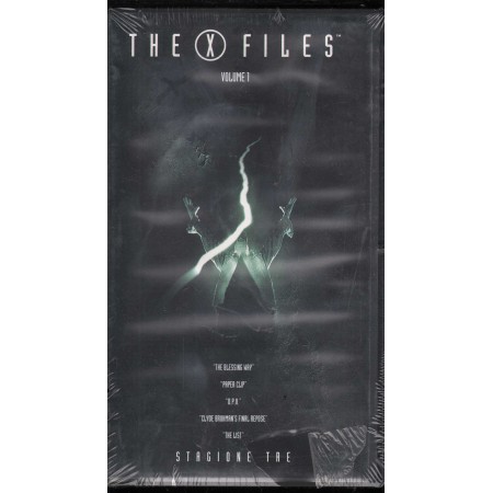 The X Files: Stagione Tre Vol.1 VHS Chris Carter Univideo - 04100SA Sigillato