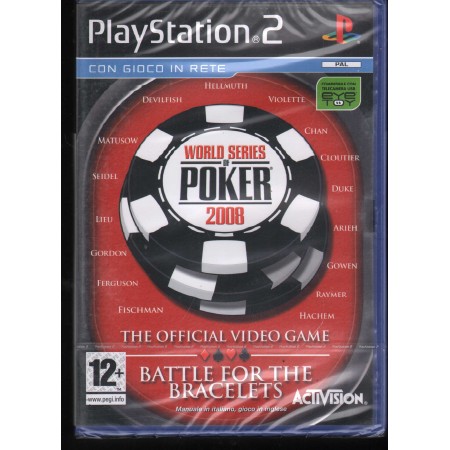 World Series Of Poker 2008 Playstation 2 PS2 Sigillato 5030917049897