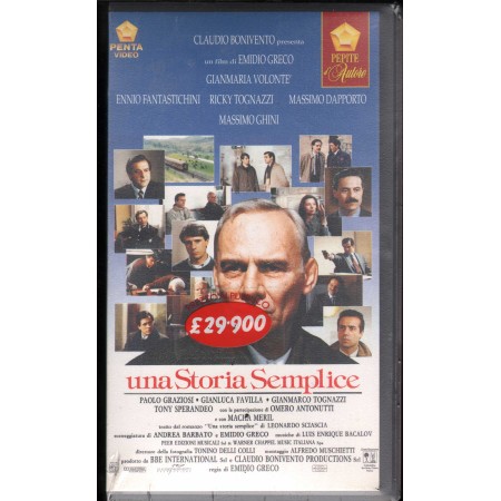 Una Storia Semplice VHS Emidio Greco Univideo – 1023702 Sigillato