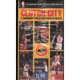 Clutch City Houston Rockets 1993-94 VHS Univideo – 813415 Sigillato Clutch City Houston Rockets 1993-94 VHS Univideo – 813415 Sigillato