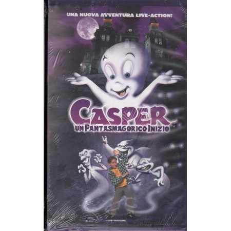 Casper Un Fantasmagorico Inizio VHS Sean McNamara Univideo – 4172SA Sigillato