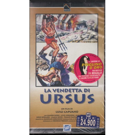 La Vendetta Di Ursus VHS Luigi Capuano Univideo – 987015 Sigillato