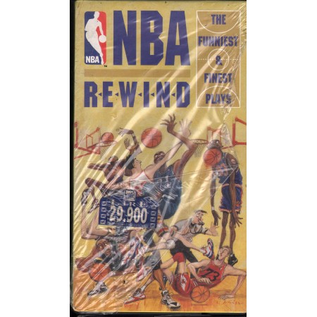 NBA Rewind: The Funniest Finest Plays VHS Charlie Bloom 615815 Sigillato