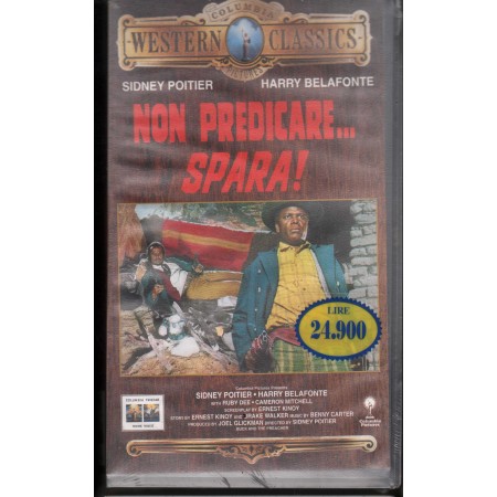 Non Predicare Spara VHS Sidney Poitier Univideo – CC01742 Sigillato