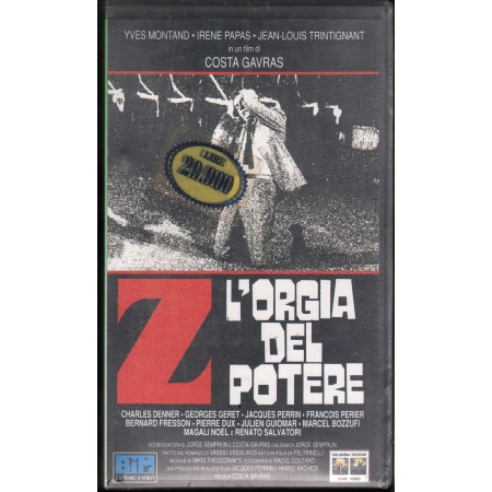 Z - L'Orgia Del Potere VHS Constantin Costa-Gavras Univideo – CC62812 Sigillato