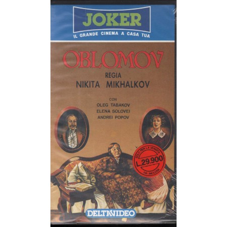 Oblomov VHS Nikita Michalkov Univideo – DVJ2019 Sigillato