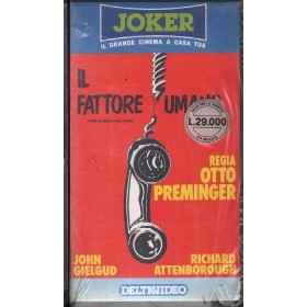 Il Fattore Umano VHS Otto Preminger Univideo – DVJ2154 Sigillato Il Fattore Umano VHS Otto Preminger Univideo – DVJ2154 Sigillato