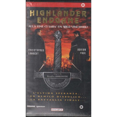 Highlander Endgame VHS Doug Aarniokoski Univideo – PSC3626 Sigillato