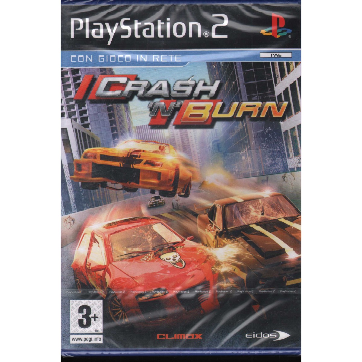 Crash 'n' Burn Leia A Descrição Ps2