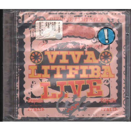 Litfiba CD Viva Litfiba Live CGD East West – 3984261392 Sigillato