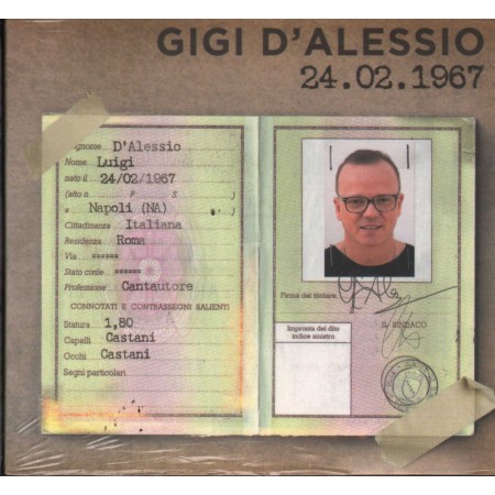 Gigi D'Alessio CD 24.02.1967 Sony Music – 88985401322 Sigillato