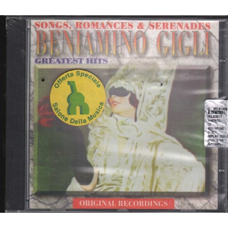 Beniamino Gigli CD Greatest Hits - Songs, Romances, Serenades – RMCD4168 Sigillato