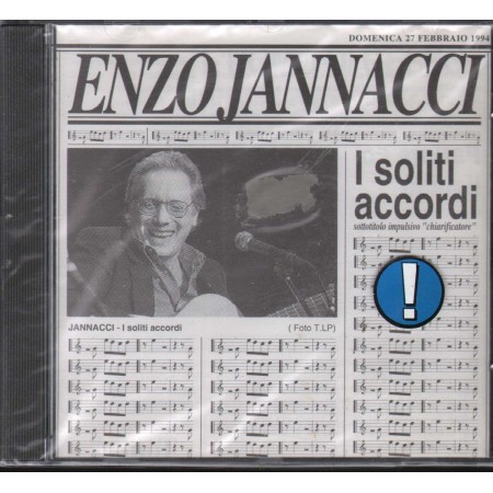 Enzo Jannacci CD I Soliti Accordi DDD – 74321192592 Sigillato