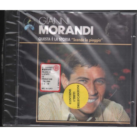 Gianni Morandi CD Questa E' La Storia "Scende La Pioggia" RCA – 74321195482 Sigillato