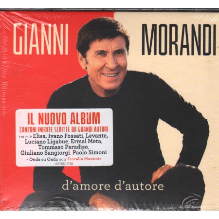 Gianni Morandi CD D'Amore D'Autore Columbia – 19075801792 Sigillato